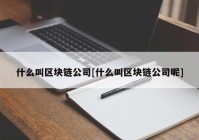 什么叫区块链公司[什么叫区块链公司呢]